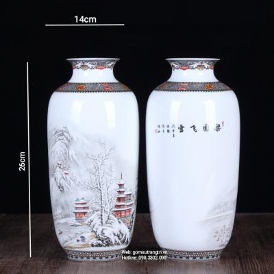 BỘ BÌNH ĐĨA CẢNH TUYẾT